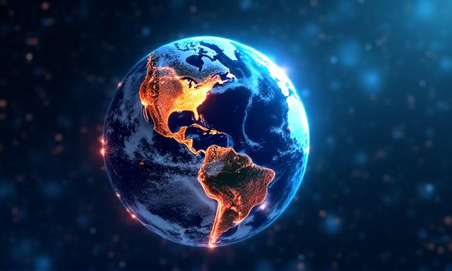 High resolution satellite visualization of atmospheric heat maps